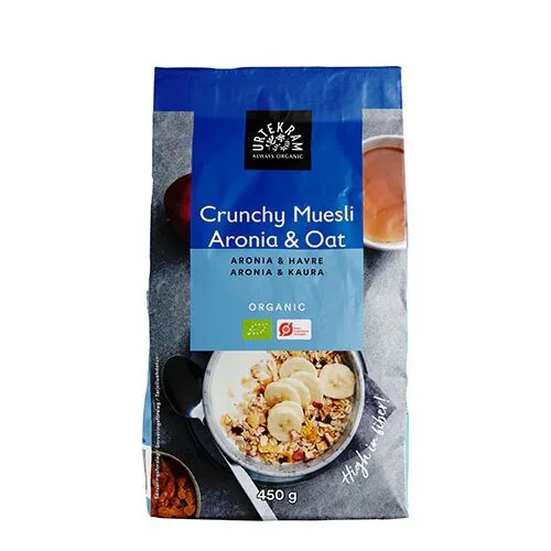 Crunchy Mysli Aronia & Havre Øko. - 450 gram