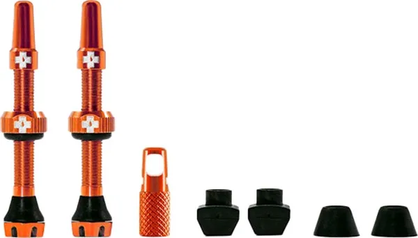 Muc-Off Tubeless Valve / Ventil Kit v2.0  - 44 mm - Orange