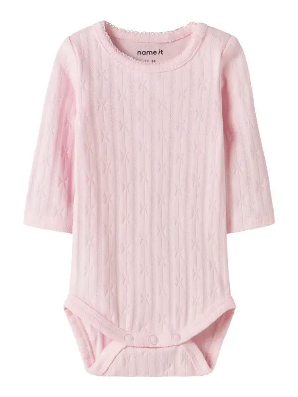 Fly Langærmet Body - Cradle Pink - 50
