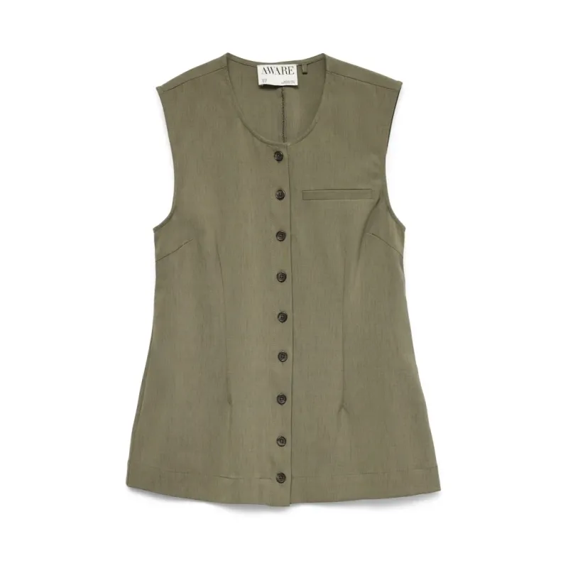 Vero moda aware dame vest AWURIA - Sea Turtle
