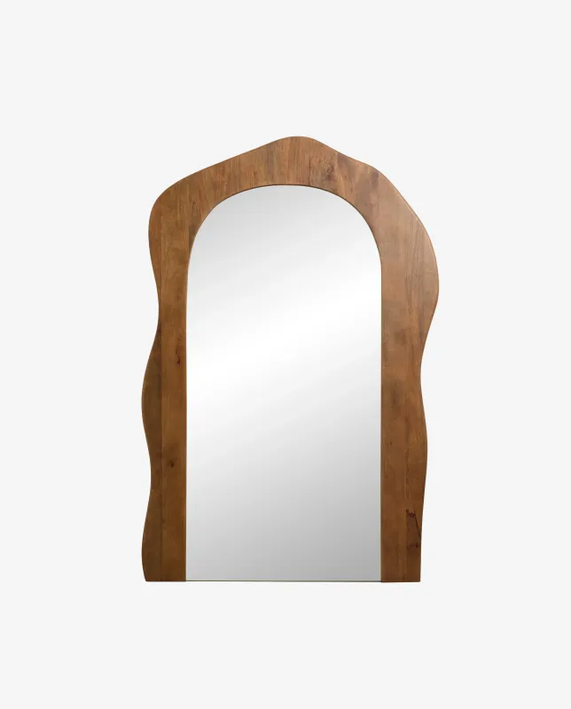 Nordal - ATTILA spejl  -  natur  -  B133,5 × D2,5 × H200 cm