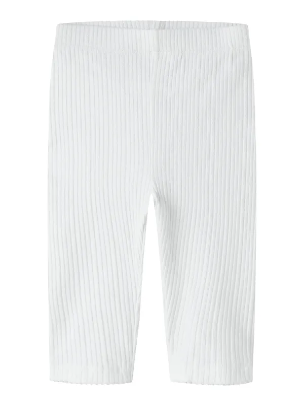 Name It Judy - Capri Slim Leggings - Bright White - 92 cm