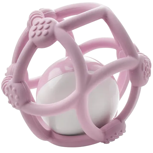 Kidsme Silicone Teething Ball Plum (1 stk)