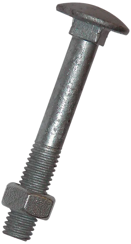 NKT bræddebolt m/møtrik 4.6 FZV M12×120, 25stk