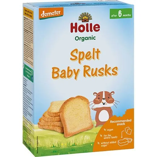 Spelt tvebakker til baby Ø Demeter - 200 gram