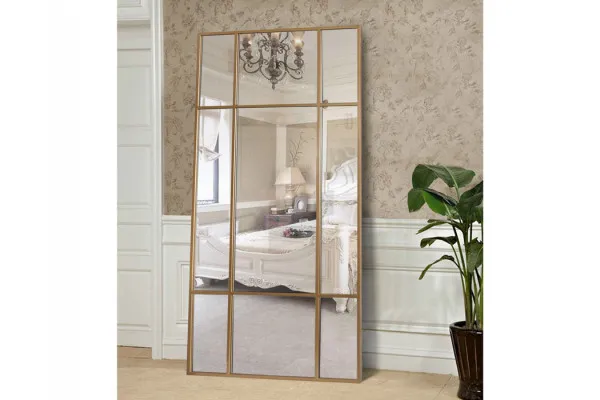 Andromeda Spejl - 90x180 cm Guld