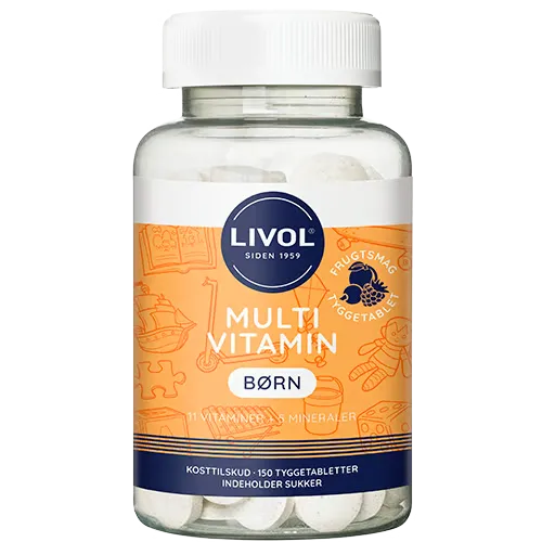 Livol Multi Total Børn Frugtsmag (150 tabs)