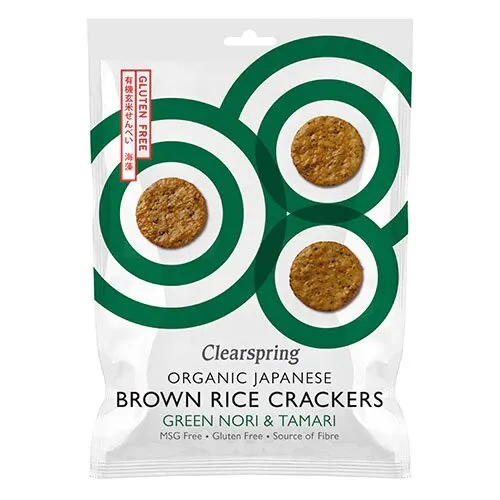 Rice Cracker Nori tang & Tamari Øko. - 40 gram