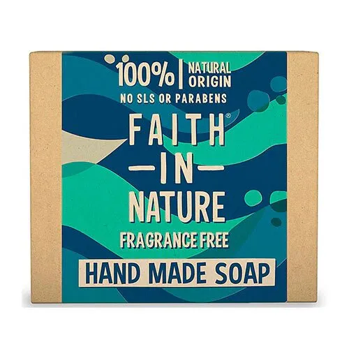Fast sæbe uparfumeret Faith in nature - 100 gram