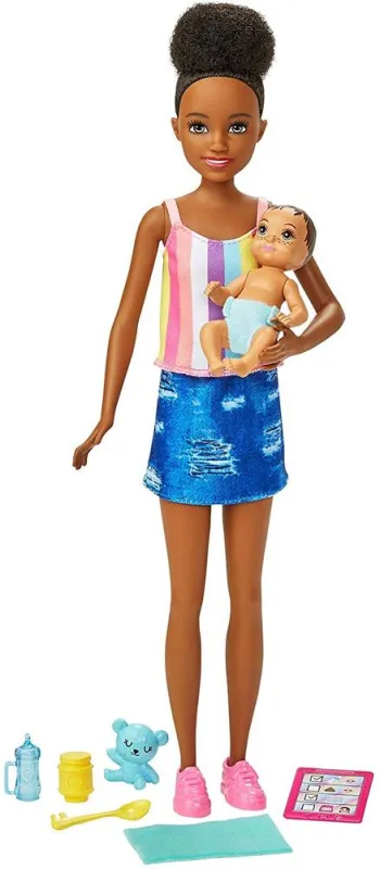 Barbie Skipper Babysitter m. tilbehør