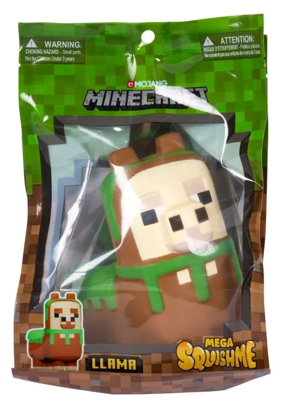 Minecraft Mega SquishMe  -  Llama (Serie 2) Figur - GEEKD.dk