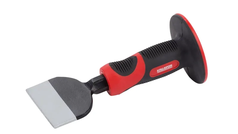 Mejsel 100 mm bred med håndbeskytter
