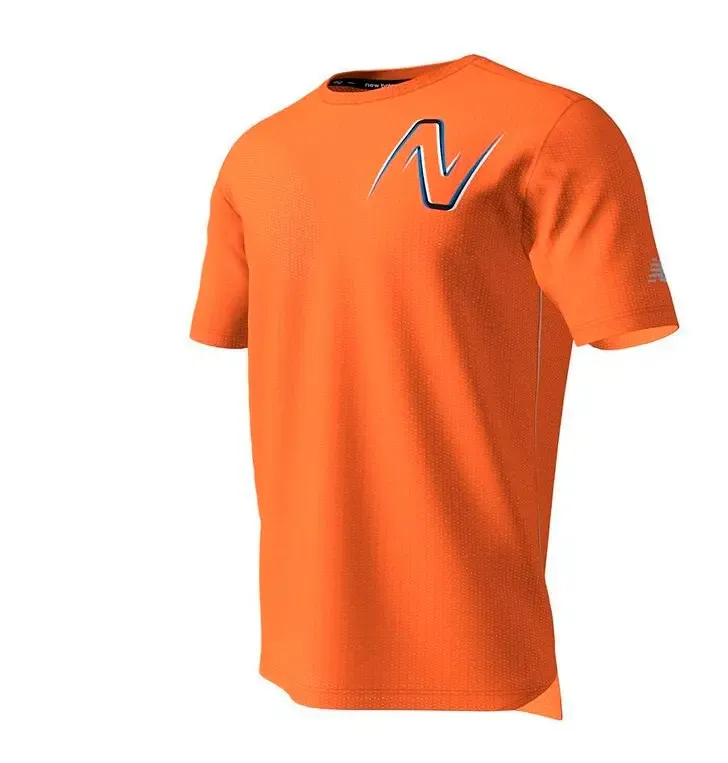New Balance Graphic Impact Run T-shirt Herre
