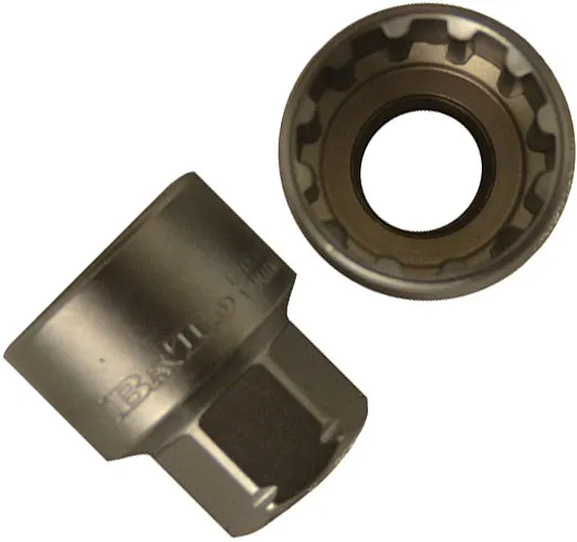 BATO Top gennemstik kort 3/8" x 10mm. SplineLock.