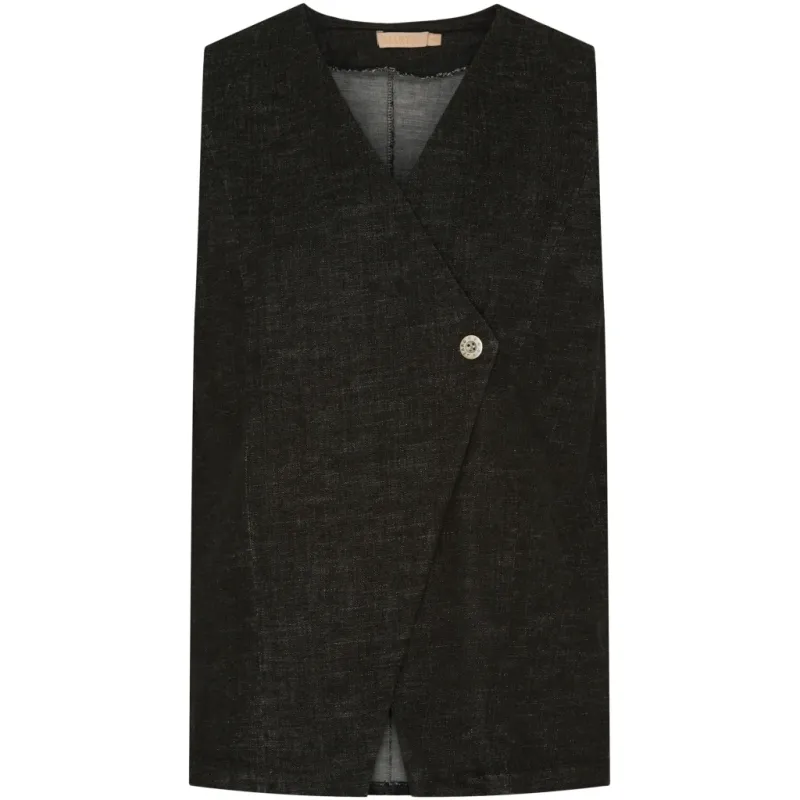 Marta Du Chateau dame vest MdcCarmille 86188 - Black