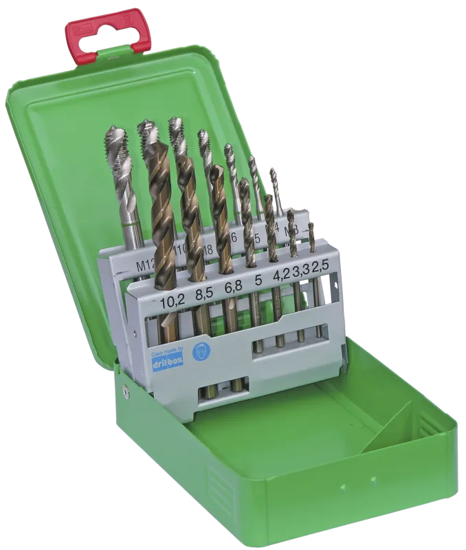 DJ TOOLS bor-/tapsæt HSS-Co5 M3-M12