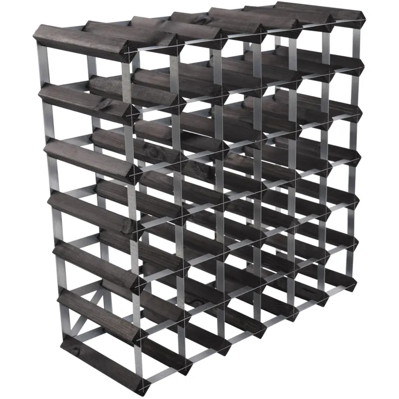 Traditional wine rack Vinstativ Black Ash 42 Flasker