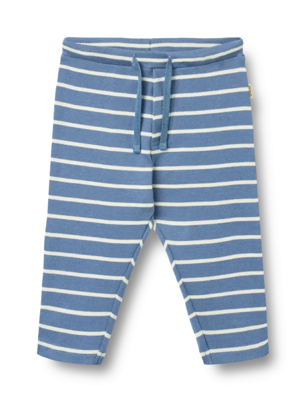 Wheat Manfred Jersey Bukser - Blue Stripe - 68
