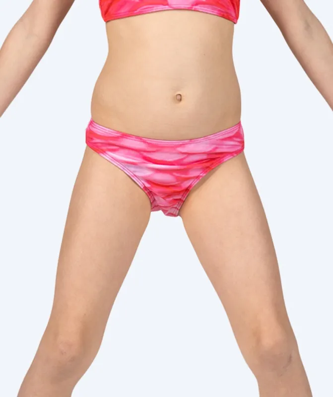 Watery havfrue bikini underdel til piger - Pink Blush - Havfruehale badetøj - Børn