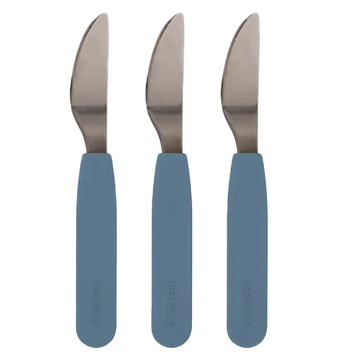 Filibabba Silikone Knive Powder Blue (3 stk)