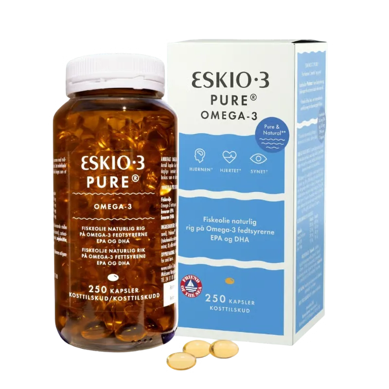 Eskio-3 Fiskeolie (250 kap)