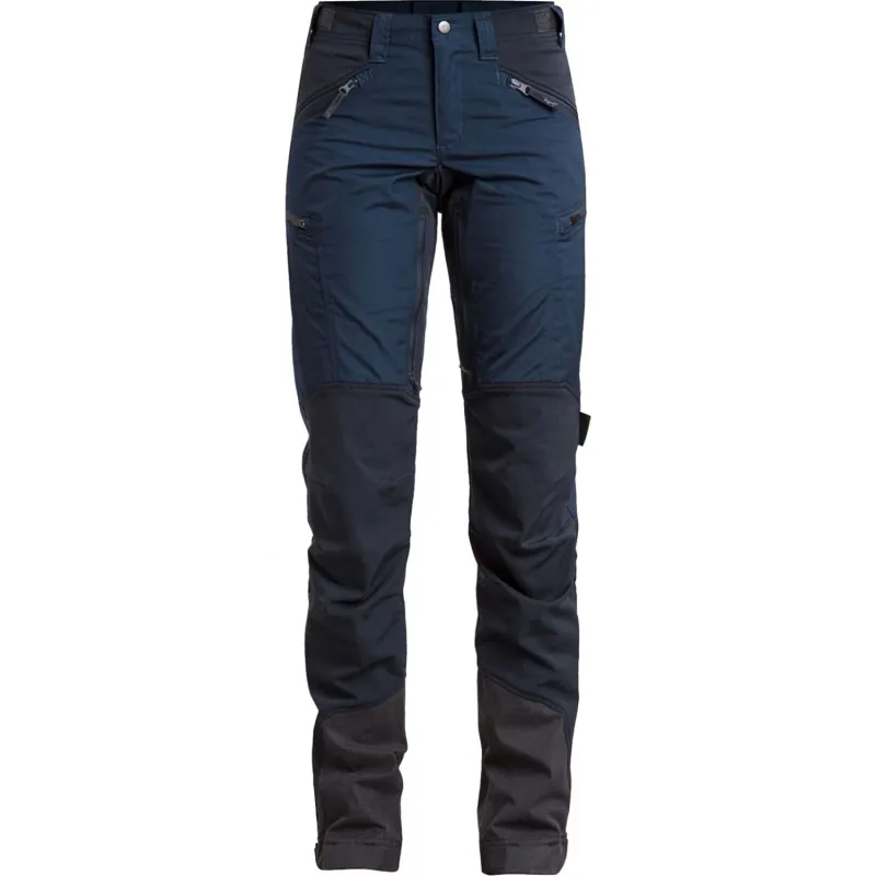 Lundhags Makke Ws Pant Long, vandrebukser, dame, blå