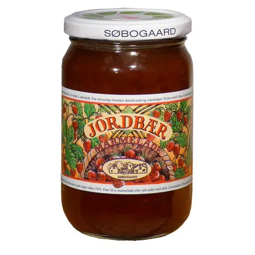 Jordbærmarmelade Øko. - 400 gram