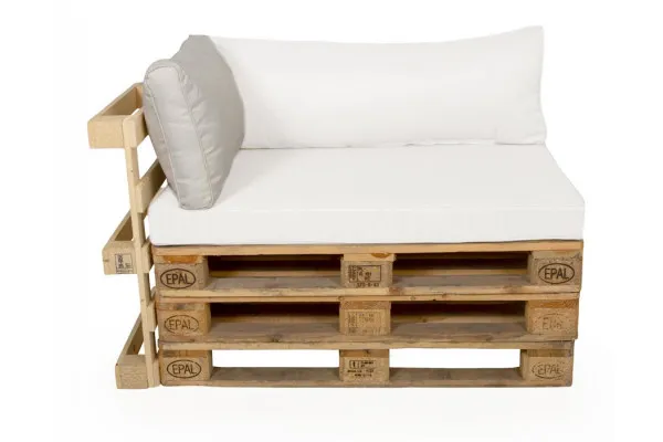 Andorra Pallehynde - 1/2 Ryg - Vandafvisende Beige