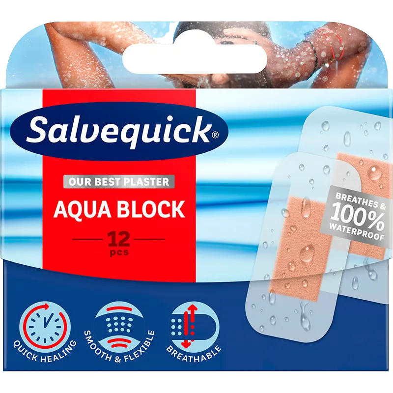 Salvequick Aqua Block (12 stk)