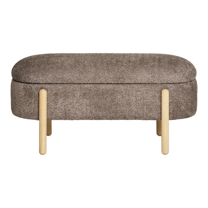 House Nordic - Branca Bænk med opbevaring,  97x40x48cm