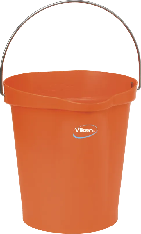 Spand 5686, plast m/rf bærehåndtag 12ltr, orange