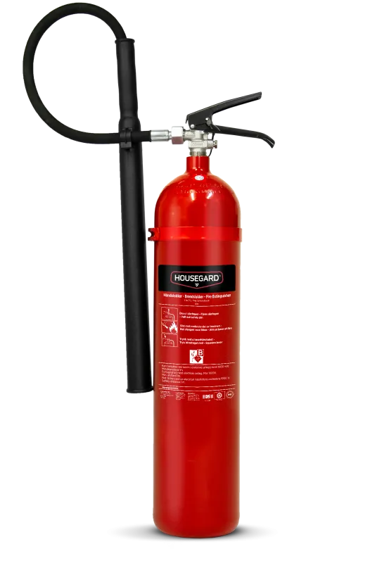 Brandslukker CO2 5 kg, Housegard, Rød, K5TGX