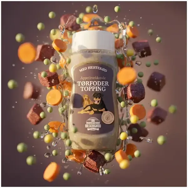 Avlskovgaard tørfoder topping, hest, 300ml