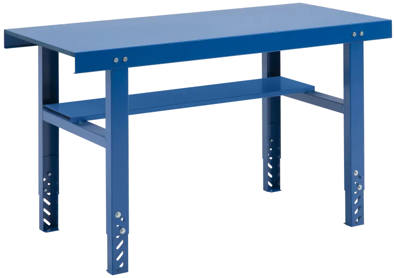 PreWo værkstedsbord m/stålbordplade 75-95×70×200cm