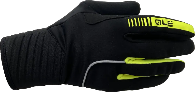 Alé Handske Wind Protection Gloves - Sort/Fluo