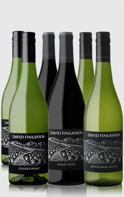 Smagekasse med David Finlayson Vine  6 Flasker