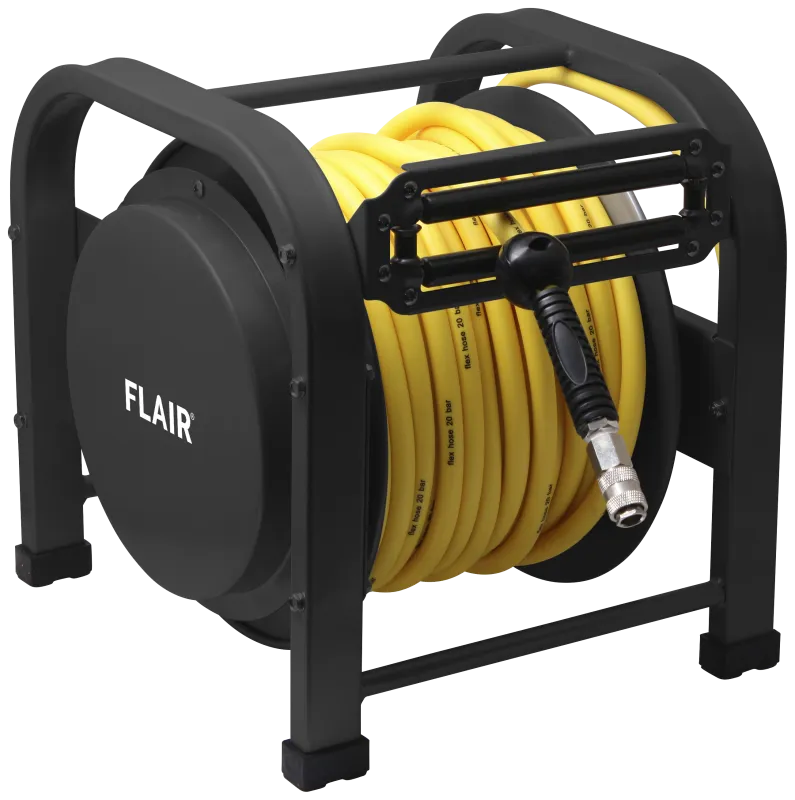 Flair slangeopruller luft åben 30 mtr 3/8" m/nip.