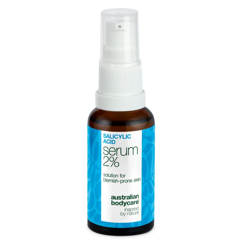 Serum mod bumser, hudorme og uren hud  -  Salicylsyre 2â¯% â Serum mod bumser og fedtet hud. Renser porer og dæmper udbrud. Med salicylsyre 2â¯%, Zinc PCA, grøn te og hyaluronsyre.
