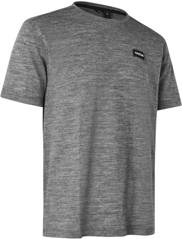 GripGrab EXPLR Merinotech T-shirt - Dark Grey