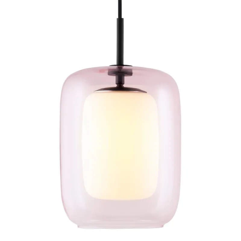 Globen lighting Cuboza loftslampe, 20 cm, fersken/hvid