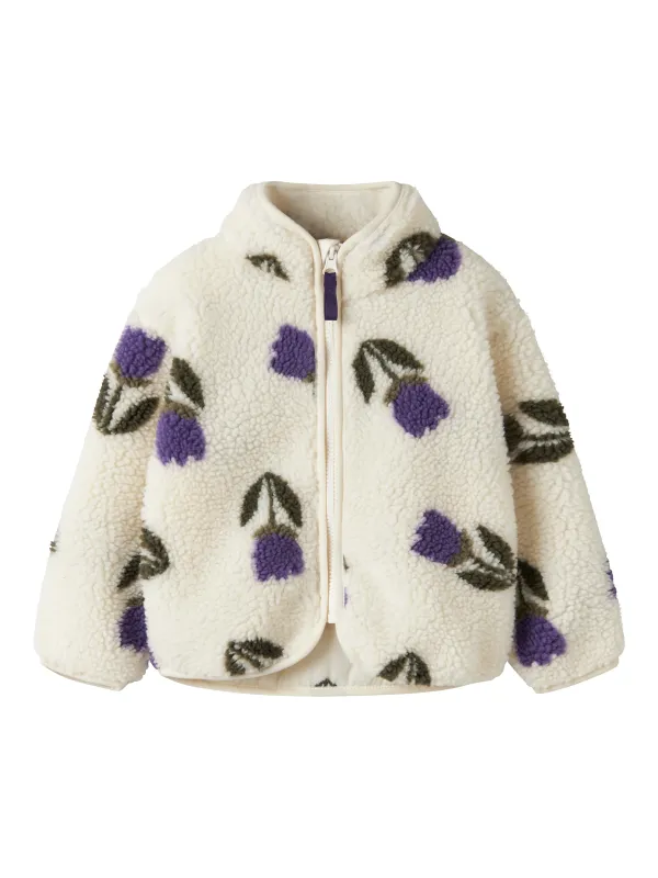 Name It Onelda - Teddy Cardigan - Antique White - 86 cm