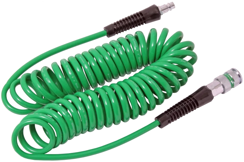 DJ TOOLS spiralslange PU 5×8 mm, 4 mtr