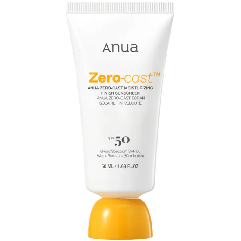 Anua Zero-Cast Moisturizing Finish Sunscreen SPF50 (50 ml)
