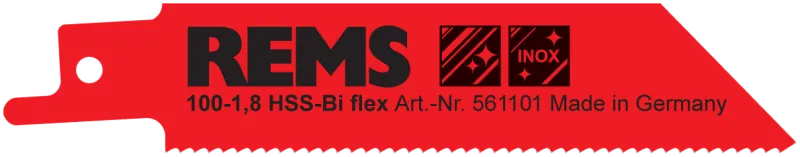REMS bajonetsavklinge metal 100-1,8 5/pk