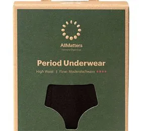 AllMatters Menstruationstrusse High Waist Underwear Moderate/heavy S