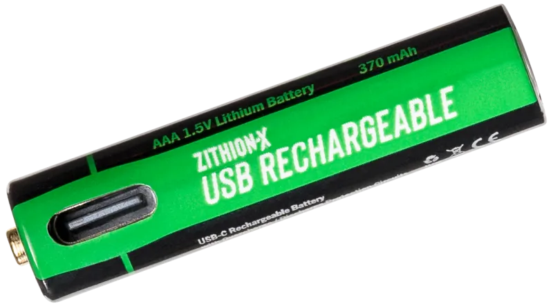 Coast AAA 750 mAh USB-C genopl. batterier, 4stk