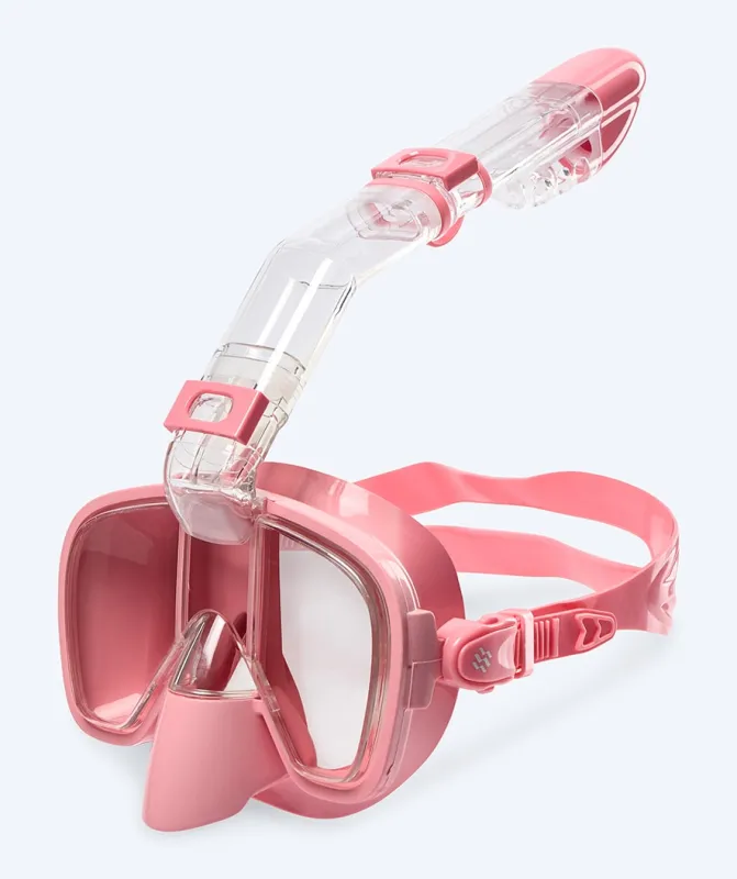 Watery fullface dykkermaske til voksne - Pearl - Pink - Fullface dykkermasker