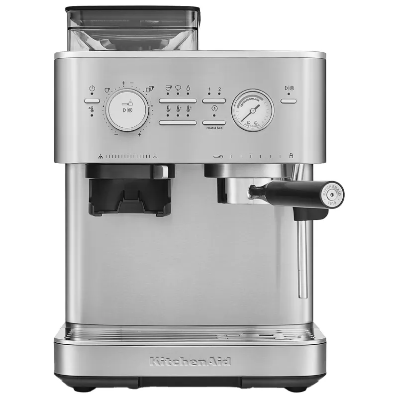 Kitchenaid Espressomaskine med kaffekværn, stainless steel