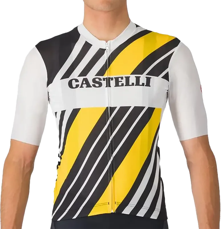 Castelli HERITAGE Renault Jersey - Black/White-Yellow