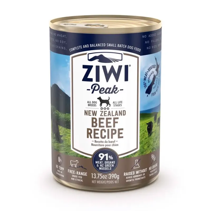 ZiwiPeak dåsemad beef, 390g